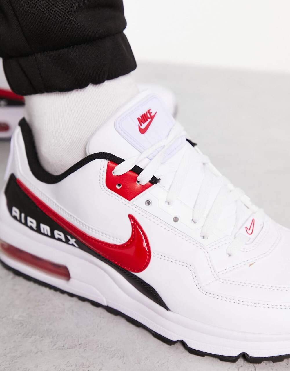 Nike Air Max LTD 3 White University Red Black Sneakers - Picture 4 of 12